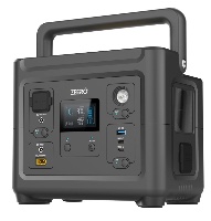 מבט אלכסוני על תחנת Zeero Trek – עיצוב חזק עם ידית נשיאה אינטגרלית