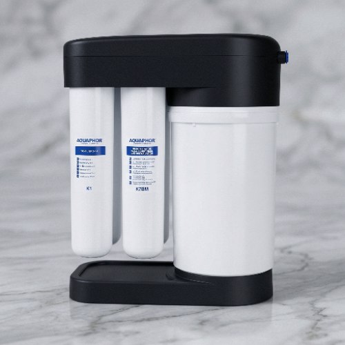 מערכת אוסמוזה הפוכה Aquaphor Ro-102S כולל התקנה ומסנן ph מקורי - כולל מיני בר למים חמים וקרים במתנה