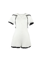 The Street Gala White & Black Romper