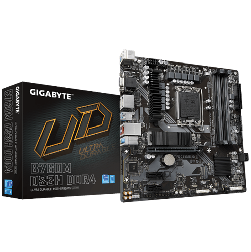 לוח Gigabyte B760M DS3H DDR4 LGA1700 MultiviewX4 Micro-Atx