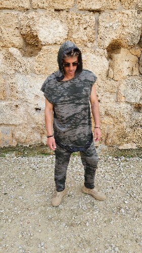 גופיית פסטיבלים קפוצ'ון Olive Tribal – פרנץ' טרי