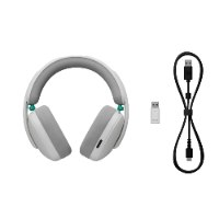 אוזניות אלחוטיות צבע לבן Logitech G325 – אוזניות לבנות מקלט USB אלחוטי וכבל טעינה שחור מונחים