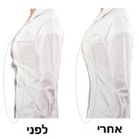 מדבקות להצמדת בגדים אל הגוף למניעת תזוזות