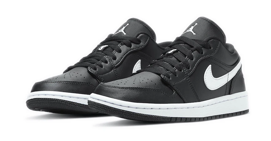 נעלי אייר ג'ורדן Air Jordan 1 Low שחור לבן