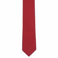 עניבה סלים מדוגמת אדום נועז
