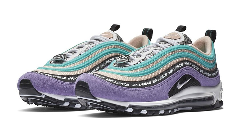 נעלי נייק Nike Air Max 97 סגול טורקיז