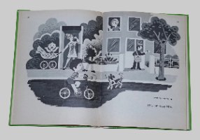 כך נהיה גדולים מסדרת תמונות מספרות ספר ילדים וינטאג' כריכה קשה 1975 ציורים שלמה לוי; הוצאת יבנה