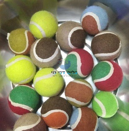כדור טניס צבעוני 5 ס"מ