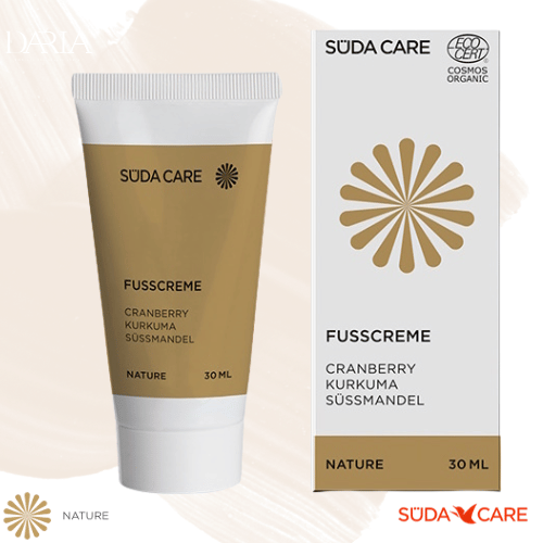 SUDA FUSSCREME NATURE – קרם לחות רגליים קליל ומרענן מסדרת, 30מ"ל