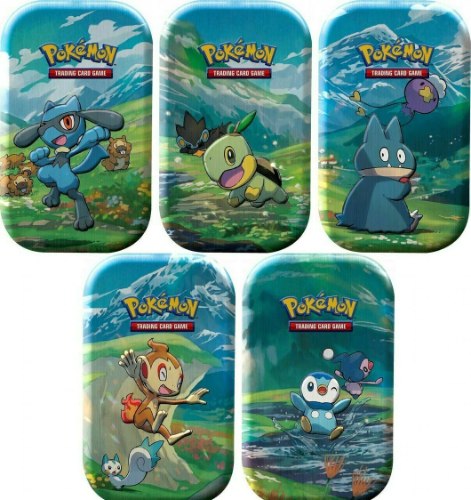 מארז פוקימון קלפים בקופסת פח Pokemon Sinnoh Stars Mini Tin