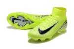 עם גרב - נעלי כדורגל נייק Nike Air Zoom Mercurial Superfly IX Elite ירוק שחור