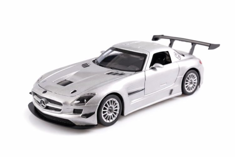 מוטורמקס מרצדס|Mercedes SLS AMG GT3 בקנה מידה 1:24 – דגם אספנות איכותי
