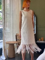 שמלת קרושה פרנזים - לבנה