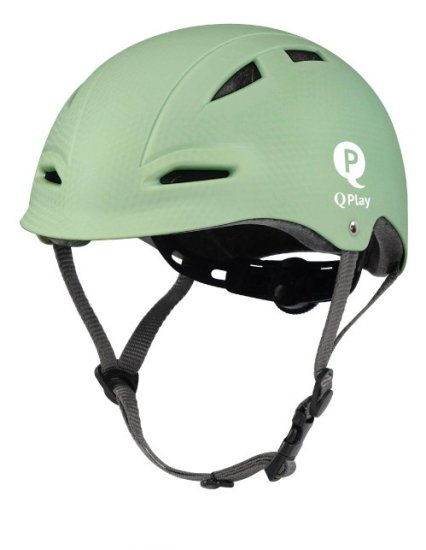 קסדה S ירוק אבן ירקן גודל 45-51 ס''מ -  MANBO QPLAY 482469