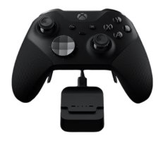 בקר משחק אלחוטי שחור Microsoft Xbox Elite Wireless Controller Series 2 – מחובר לעמדת טעינה קדמית