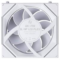 Lian-Li 120mm UNI FAN SL-INF LCD FLEX 3-Pack לבן