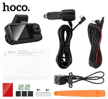 מצלמת דרך לרכב HOCO DV15 720P מצלמת חוץ + פנים