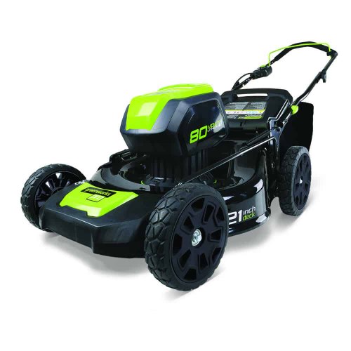 מכסחת דשא נטענת מקצועית  – GreenWorks 99551 80V