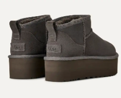 UGG- קלאסיק אולטרה מיני פלטפורם 1135092 אפור