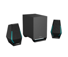 רמקולים Edifier G1500 MAX 2.1 RGB Gaming Speakers 30W RMS BT AUX