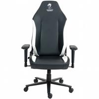 כסא גיימינג Dragon Alpine דמוי עור בצבע שחור לבן