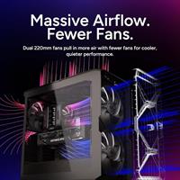 מארז Cooler Master HAF II 500 ATX High Airflow 3 Fans