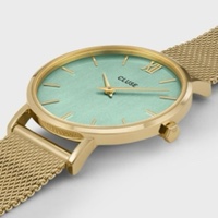 Minuit Mesh Green, Gold Colour