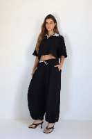 חליפה שילוב צווארון משבצות