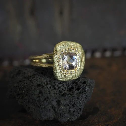 Morganite Cocktail Ring