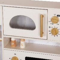 מטבח עץ ענק לילדים אלקטרוני דגם פריאל