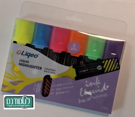 מרקר נוזלי שישיה  liqeo