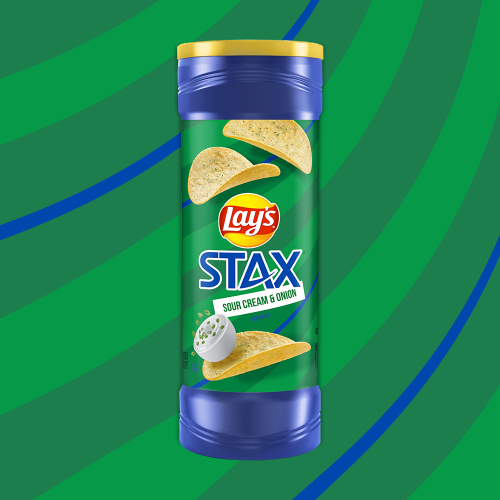 חטיף צ'יפס בטעם שמנת ובצל Lay's