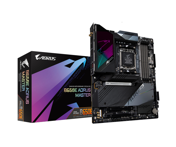 לוח Gigabyte B650E AORUS MASTER AM5 DDR5 WIFI6E PCIE 5.0 ATX