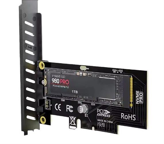 כרטיס הרחבה PCIe x4 to M.2 Adapter Support 2280 M.2