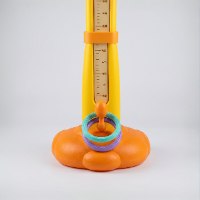 מתקן סל ופעילות לילדים הגירפה הקולעת 3 ב-1 מתכוונן עד 160 סמ L1801