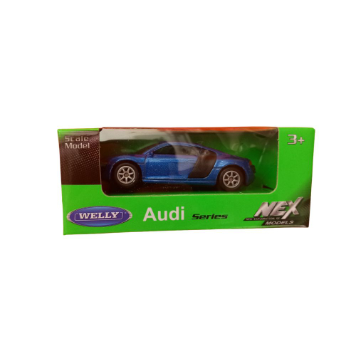 וילי - מכונית אודי אר8 גודל 7 ס''מ - WELLY Audi R8 1:64