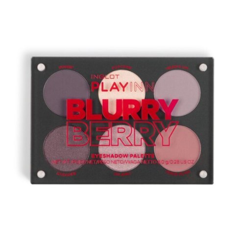 פלטה מגנטית ייחודית המכילה 6 צלליות - PLAYINN Blurry Berry