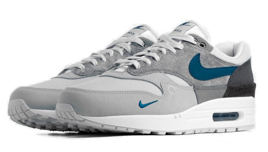 נעלי נייק Nike AIR MAX 1 אפור כחול