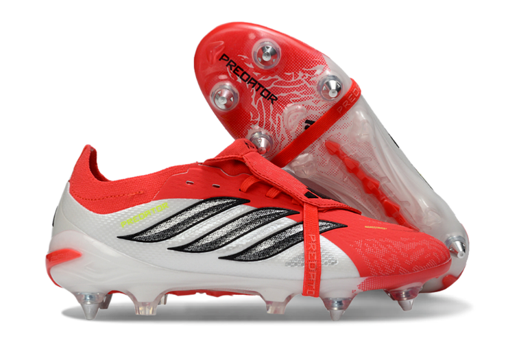 נעלי כדורגל Adidas Predator Edge אדום אפור