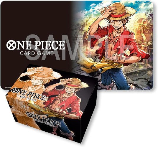 קופסת מארז אחסון מיוחד באנדיי וואן פיס BANDAI One Piece: Playmat and Storage Box Set Monkey.D.Luffy