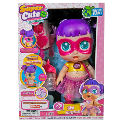 בובת חמודות על מנצנצת סיסי SUPER CUTE SISI