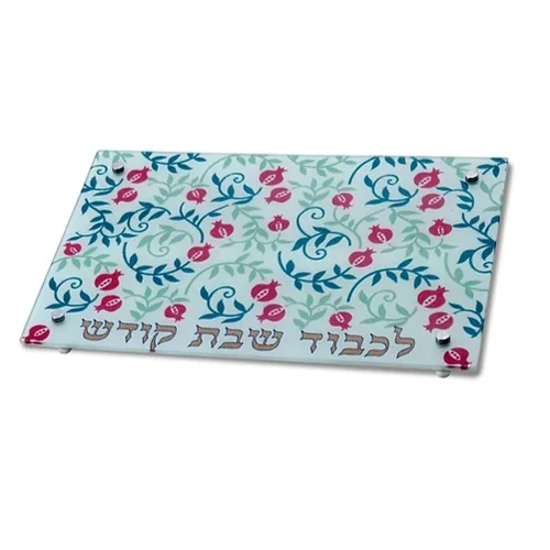 קרש חלות מעוצב ענפי רימון צבעוני