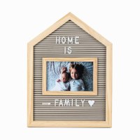 מסגרת תמונה בליווי מסר Home