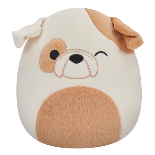 סקווישמלו בובה כרית ברוק כלב הבולדוג 20 ס"מ Squishmallows