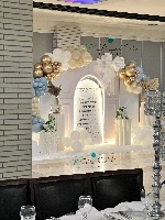 קיר קרניזים לברית מפואר 3