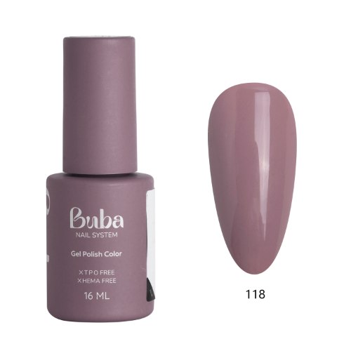 לק ג׳ל בובה Buba HEMA FREE גוון 118