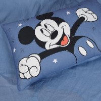 סט מצעים למיטת תינוקות ומעבר 100% כותנה - מיקי