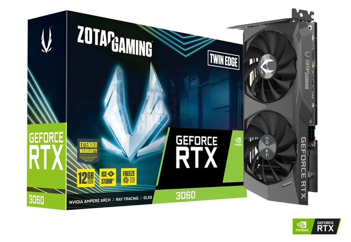 כרטיס מסך – ZOTAC GAMING GeForce RTX 3060 Twin Edge