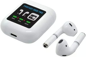 אוזניות Bluetooth אלחוטיות סטריאו TWS עם צג דיגיטאלי וטעינה אלחוטית