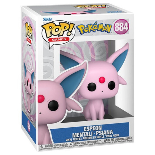 בובת פופ פוקימון – אספיאון (פרוותי) – Funko POP! Pokemon – Espeon (Flocked) #884